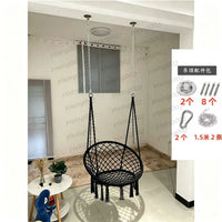 Chaise Hamac Suspendue en Corde de Coton à Franges, 1 ou 2 Places, vue 3