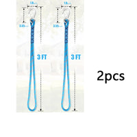 Sangle de Hamac en Corde pour Arbre avec Mousqueton Vissant, vue 12
