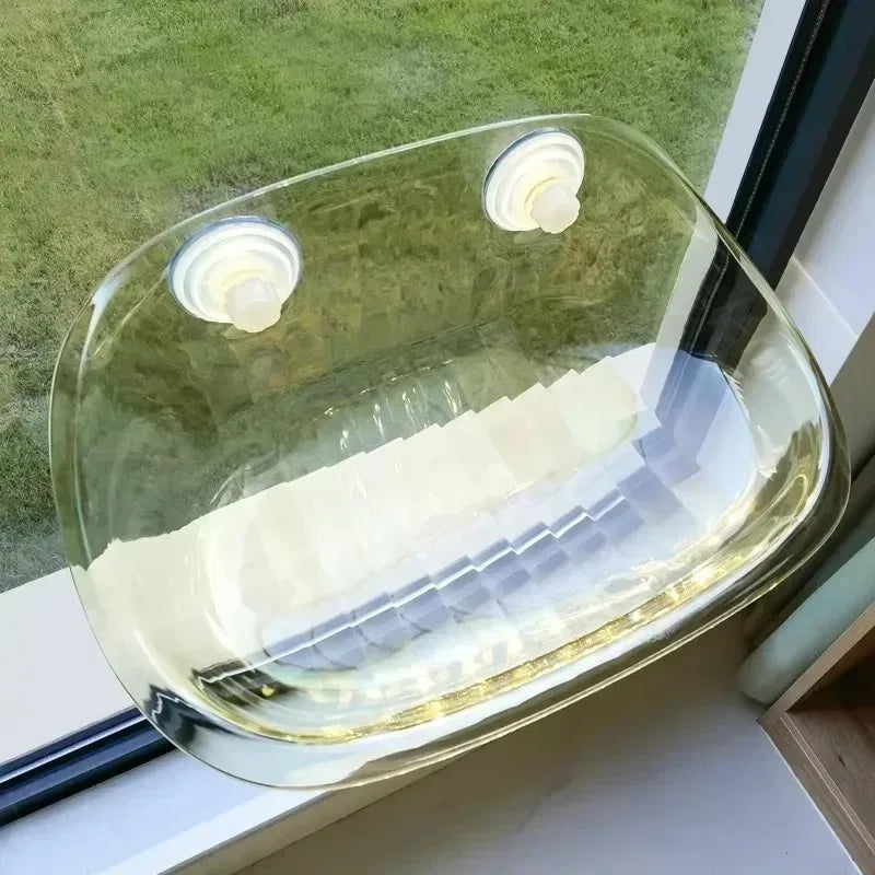 Hamac pour Chat de Fenêtre Transparent à Ventouses, 50 x 30 cm, vue 4