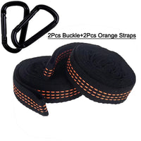 Sangles de Hamac pour Arbres à 5 Boucles en Polyester, 200 cm, Lot de 2, avec ou sans Mousquetons, vue 8