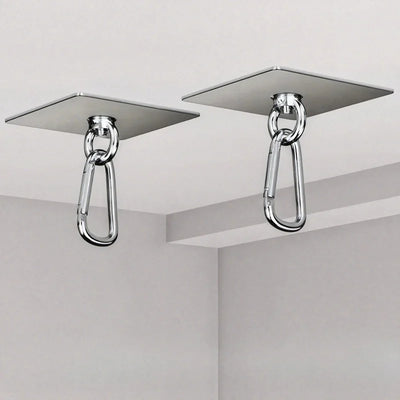 Crochets de Plafond Adhésifs en Inox sans Perçage, Lot de 2 ou 4