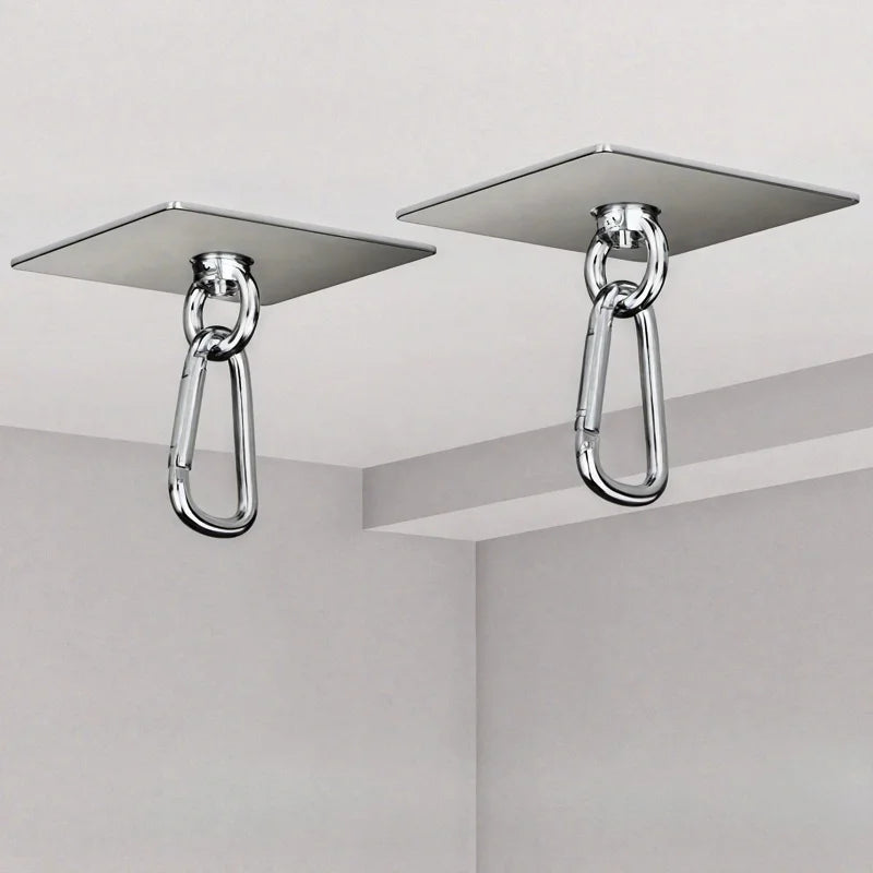 Crochets de Plafond Adhésifs en Inox sans Perçage, Lot de 2 ou 4