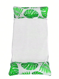 Hamac Gonflable de Piscine 4 en 1 en PVC, Filet Respirant, Marguerites ou Feuilles, 129,5 x 70 cm, vue 13