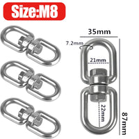 Émerillon Double Inox 304 pour Hamac et Fauteuil Suspendu, M4 à M10, vue 7