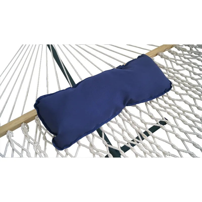Hamac en Corde de Coton sur Pied, Support Acier 4,57 m avec Matelas, vue 6