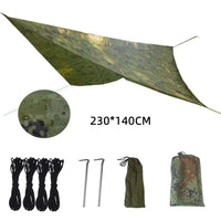 Hamac Camping Moustiquaire Fine en Nylon Ripstop 210T, 260 x 140 cm, avec ou sans Bâche, vue 5