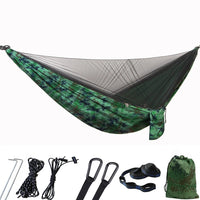 Hamac de Camping 2 en 1 avec Moustiquaire, Nylon 210T, 270 x 140 cm, vue 12