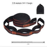Sangles de Hamac en Polyester, Paire de 2 m ou 2,8 m, 5+1 ou 14+1 Boucles, avec Sac, vue 7