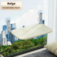 Hamac pour Chat Fenêtre à Ventouses, Assise en Maille Respirante, Pliable, vue 7