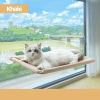 Hamac pour Chat de Fenêtre Suspendu à Ventouses, 4 Coloris, avec ou sans Canne à Jouets, vue 7