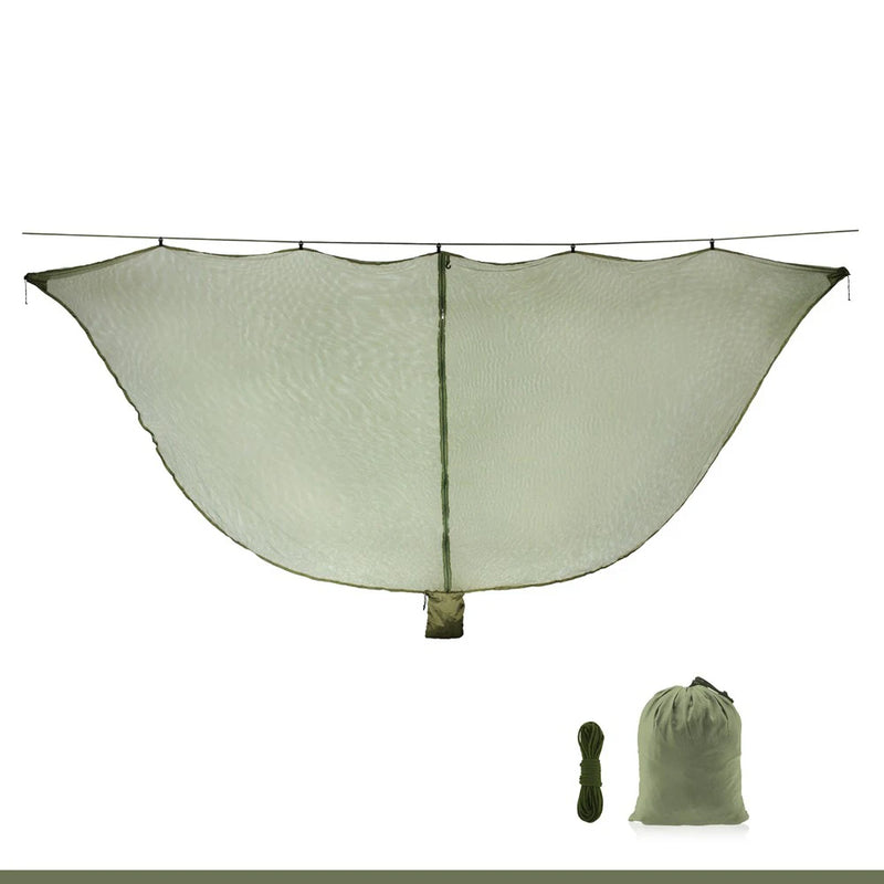 Moustiquaire pour Hamac Séparée à Suspendre, Noir, Gris Clair ou Vert Militaire, vue 9