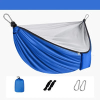 Hamac de Camping Double avec Moustiquaire Intégrée, Polyester, 270 x 140 cm, 5 Coloris, vue 11