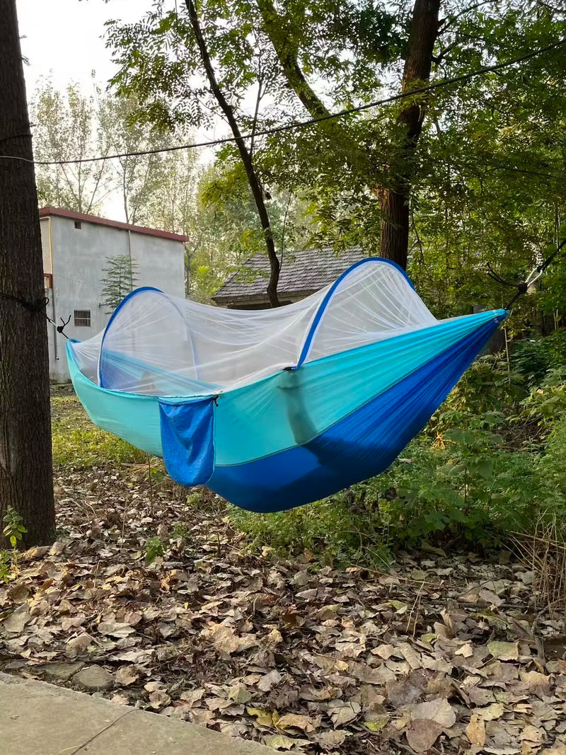 Hamac de Camping Double en Nylon, avec ou sans Moustiquaire, 260 x 140 cm