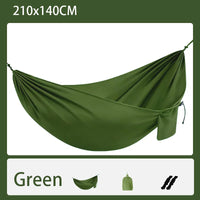 Hamac de Voyage Portable en Polyester 240T, 1 Place, 210 x 140 cm, Sac et Cordes, vue 9