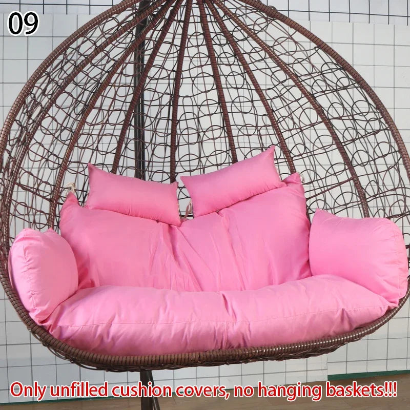 Housse de Coussin Double pour Fauteuil Suspendu 2 Places, Coton, 17 Modèles, vue 9