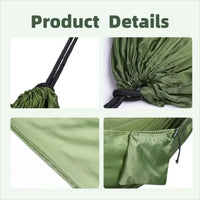 Hamac de Camping Pliable, 210 x 140 cm ou 270 x 140 cm, 7 Coloris, vue 3