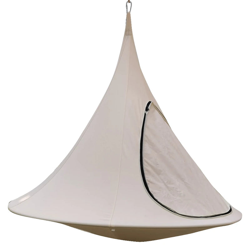 Tente Hamac Suspendue en Cocon, Diamètre 180 cm, Moustiquaire et Toile Imperméable, vue 4