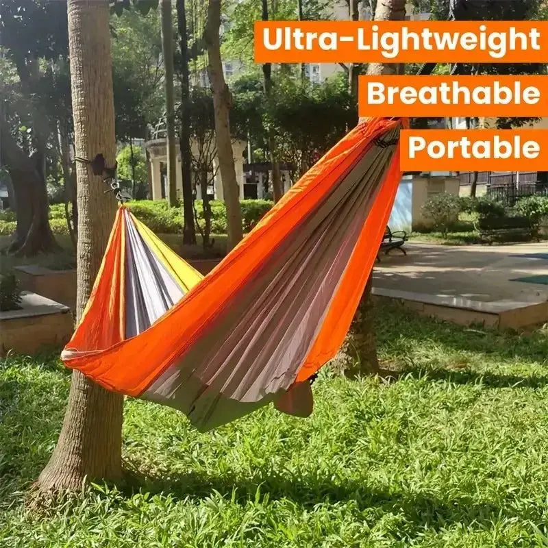 Hamac de Camping Ultra-Léger en Tissu Parachute, 220 x 90 cm, 4 Coloris, vue 5