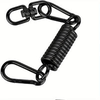 Ressort de Suspension Noir pour Fauteuil Œuf, Émerillon et 2 Mousquetons à Vis, vue 6
