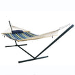 Hamac en Corde de Coton sur Pied, Support Acier 4,57 m avec Matelas