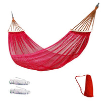 Hamac Filet à Barre en Bois ou sans Barre, Polyester, 4 Coloris, vue 9