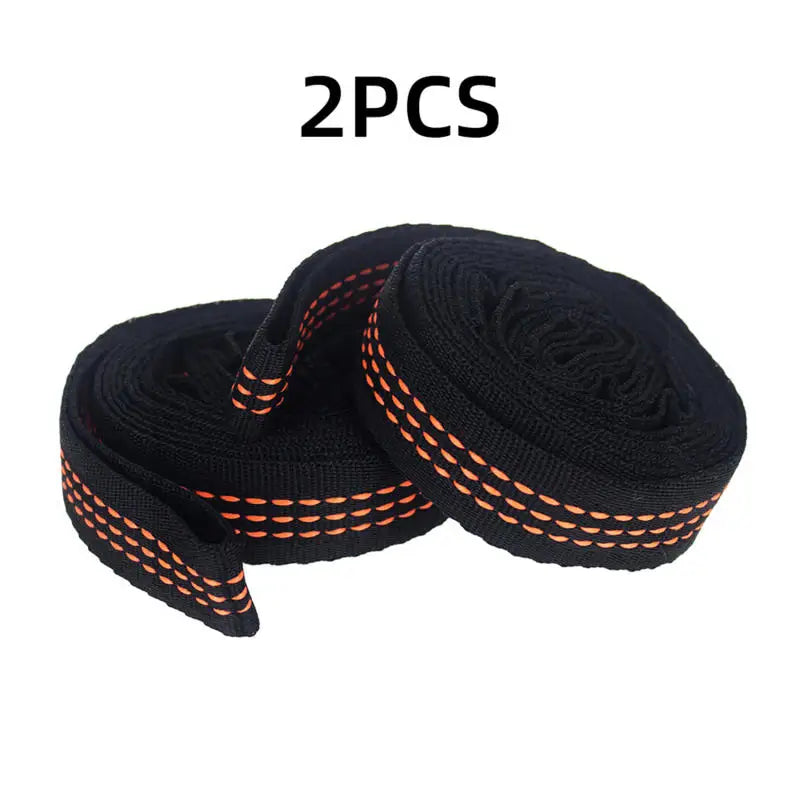 Sangles de Hamac en Polyester 2 m à 5 Boucles, Lot de 2, avec ou sans Mousquetons, vue 8