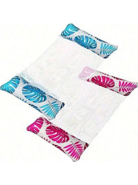 Hamac Gonflable de Piscine 4 en 1 en PVC, Filet Respirant, Marguerites ou Feuilles, 129,5 x 70 cm, vue 5