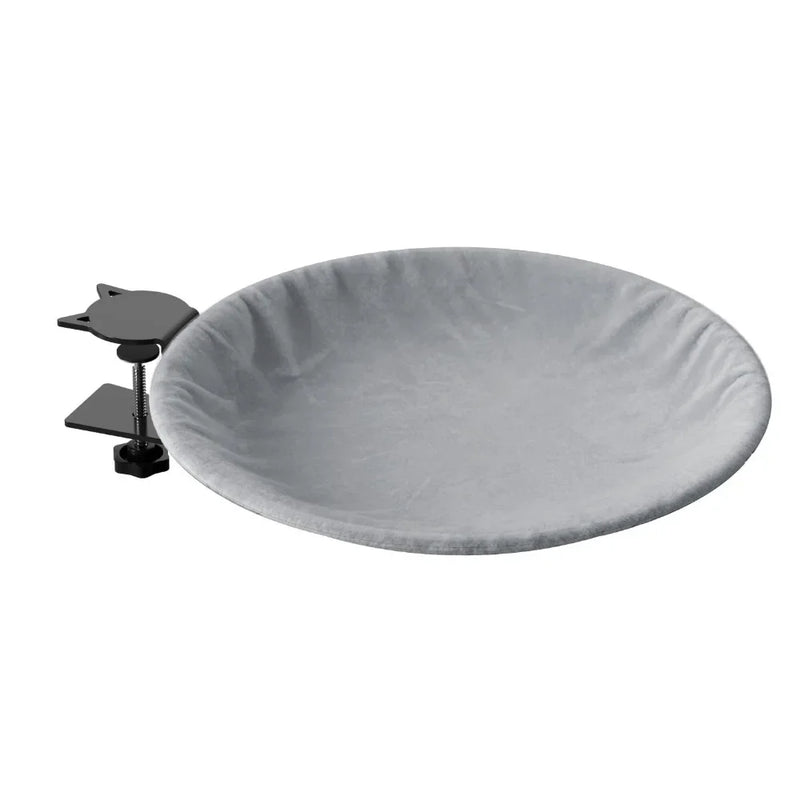 Hamac pour Chat Rond à Pince, Bureau, Fenêtre et Balcon, Gris ou Rose, vue 7