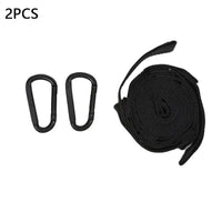 Sangles de Hamac en Polyester 2 m à 5 Boucles, Lot de 2, avec ou sans Mousquetons, vue 11