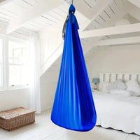Hamac Suspendu Élastique en Polyamide, 150 x 280 cm, Kit de Fixation, Yoga Aérien, vue 5