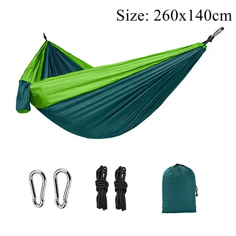 Hamac de Camping Double en Nylon, avec ou sans Moustiquaire, 260 x 140 cm, vue 11