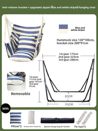 Hamac sur Pied Pliable en Acier, Moustiquaire, Toile ou Fauteuil, 15 Modèles, vue 12