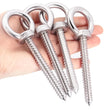 Vis à Anneau pour Hamac et Chaise Suspendue en Inox, Lot de 4, M5 ou M8