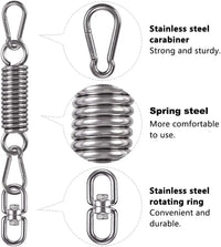 Kit de Suspension pour Chaise Hamac, Ressort, Émerillon et 2 Mousquetons, vue 3