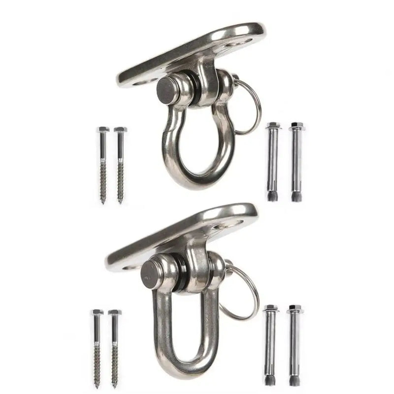 Platine de Suspension Pivotante Inox 304 pour Hamac et Chaise Suspendue, vue 5