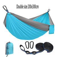 Hamac de camping portable en nylon 210T, simple 270 x 140 cm ou double 300 x 200 cm, vue 13