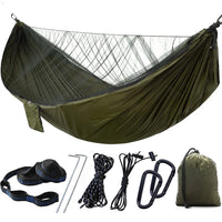 Hamac de Camping 2 en 1 avec Moustiquaire, Nylon 210T, 270 x 140 cm, vue 9