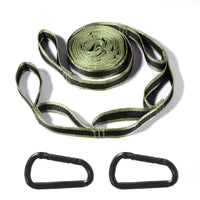Sangles de Hamac Réglables 2 m, Lot de 2 avec Mousquetons et Sac, vue 17