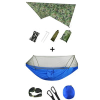 Hamac de camping pop-up avec moustiquaire et bâche de protection, 250 x 120 cm, vue 7