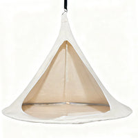 Tente Suspendue Cocon Écru pour Jardin et Chambre, Nid Fauteuil Suspendu, 150 cm, vue 5