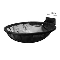 Hamac pour Chat Mural Pliable en Métal et Maille, Coupole de 43,5 cm, Noir ou Blanc, vue 8