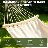Barres de Hamac Arquées Démontables en Bois, 12 Trous, 2 Pièces, 40 ou 50 cm, vue 5