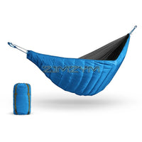Sous-couette pour hamac en nylon ripstop 238 cm, garnissage 200 g, bleu ou vert militaire, vue 7