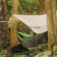 Sous-couette pour hamac en nylon ripstop 238 cm, garnissage 200 g, bleu ou vert militaire, vue 4