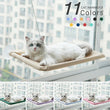 Hamac pour Chat de Fenêtre à 4 Ventouses en Tissu Oxford, Housse Lavable, 55 x 35 cm