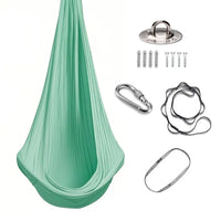 Hamac Suspendu Élastique en Polyamide, 150 x 280 cm, Kit de Fixation, Yoga Aérien, vue 13