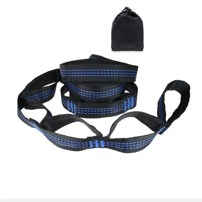 Sangles de Hamac en Polyester, Paire de 2 m ou 2,8 m, 5+1 ou 14+1 Boucles, avec Sac