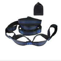 Sangles de Hamac en Polyester, Paire de 2 m ou 2,8 m, 5+1 ou 14+1 Boucles, avec Sac