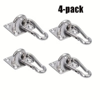 Crochets pour Hamac en Inox 304, Platine et Mousqueton, Lot de 4 à 12, vue 6