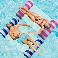 Hamac Gonflable de Piscine 4 en 1 pour Adulte, 4 Modèles